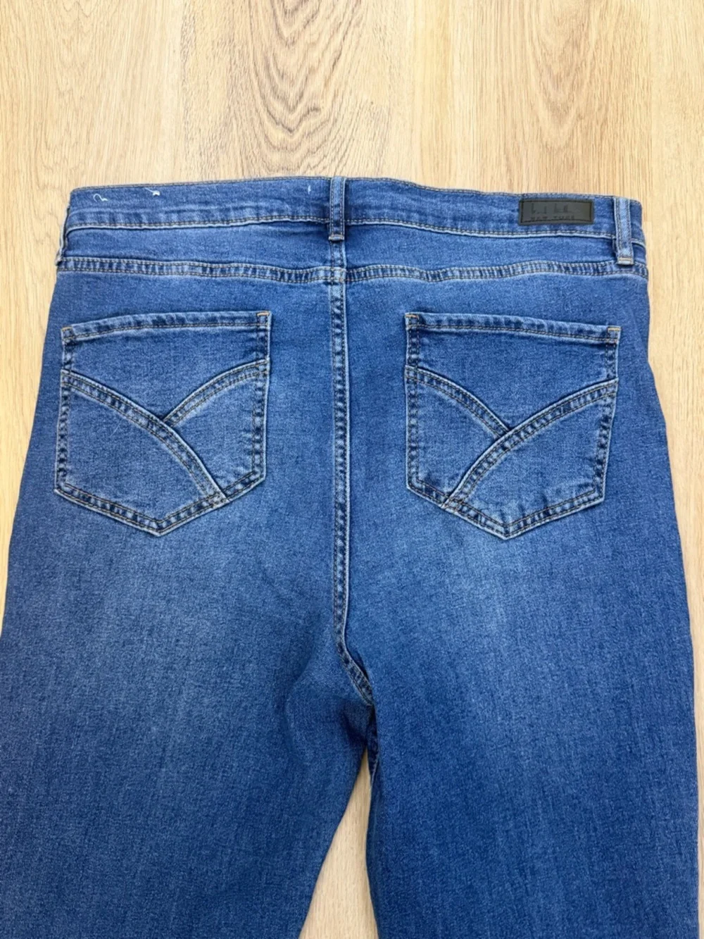Nicole Miller Blue SOHO High Rise Bootcut Jeans